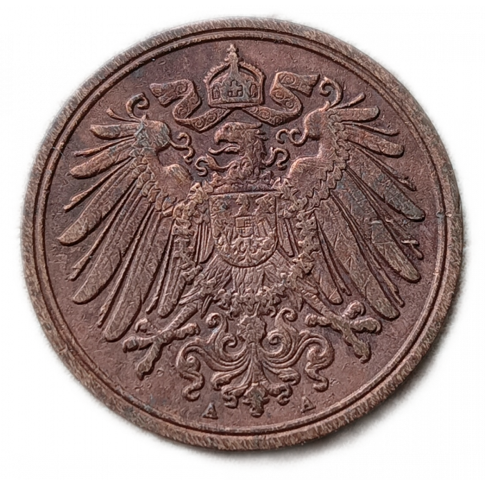 Германия 1 Пфенниг 1911 год , А