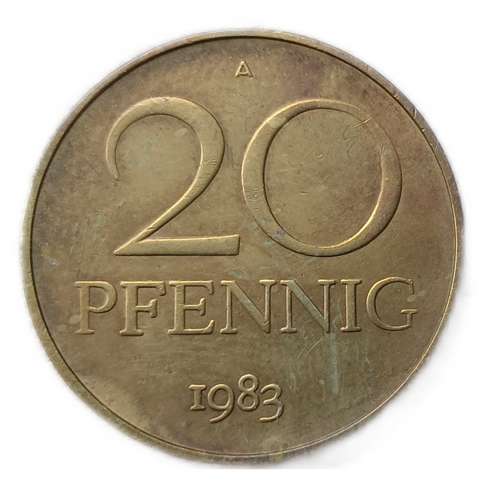 Германия ГДР 20 Пфеннигов 1983 год А