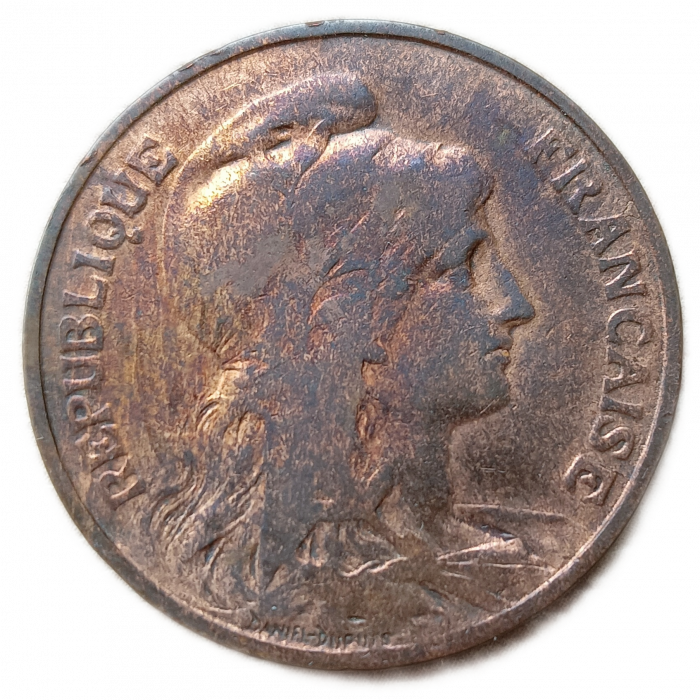 Франция 10 Сентим 1900 год