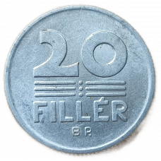 Венгрия 20 Филлеров 1989  год
