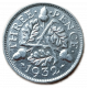 Великобритания 3 Пенса 1932 год Король Георг 5 Серебро