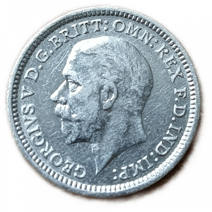 Великобритания 3 Пенса 1932 год Король Георг 5 Серебро