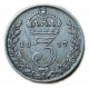 Великобритания 3 Пенса 1917 год Король Георг 5 Серебро