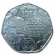 Остров Мэн 50 Пенсов 2018 год, 100 летие окончания Первой мировой войны, 1914, 1918 год