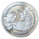 Россия 3 Рубля 1992 Proof Пруф 750 лет победы Александра Невского на Чудском озере