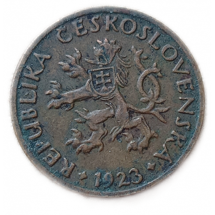 Чехословакия 5 Геллеров 1923 год Мост