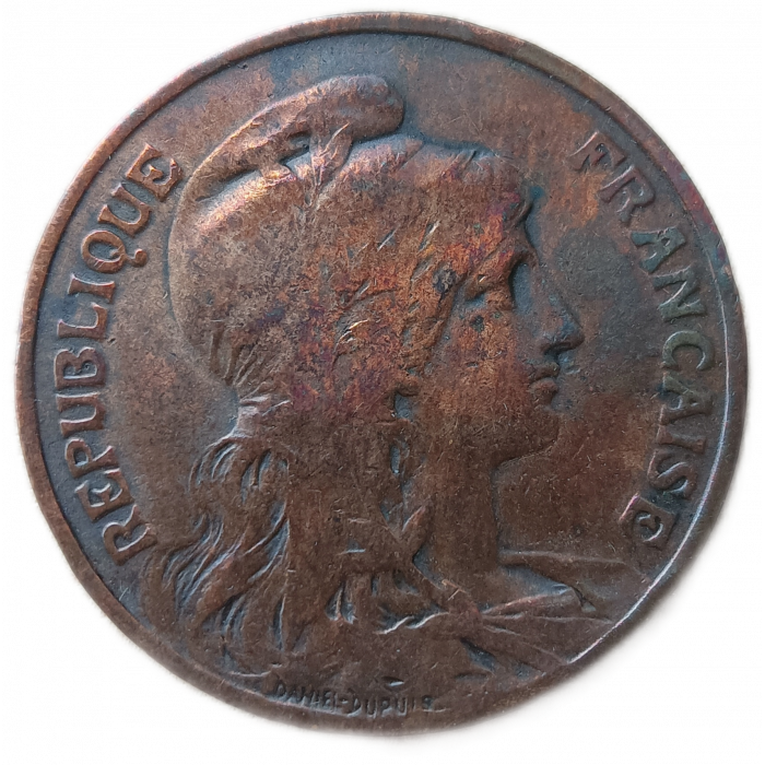 Франция 10 Сентим 1911 год