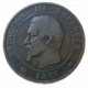 Франция 10 Сентим 1856 год Наполеон 3