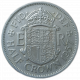 Великобритания 1/2 Кроны 1957 год Елизавета 2