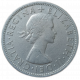 Великобритания 1/2 Кроны 1957 год Елизавета 2