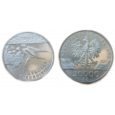 Польша 20000 Злотых 1993 год, Деревенская ласточка
