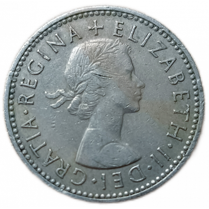 Великобритания 1 Шиллинг 1957 год, Елизавета 2