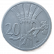 Чехословакия 20 Геллеров 1921 год, Серп, Колосья, Оливковая ветвь