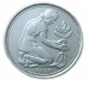 Германия ФРГ 50 Пфеннигов 1990 год J