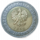 Польша 5 Злотых 2015 год Ратуша в Познани Биметалл