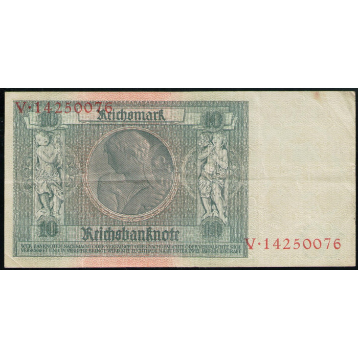 Германия 10 Рейхсмарок 1929 год