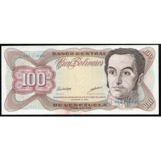 Венесуэла 100 Боливар 1998 год , XF , Симон Боливар  