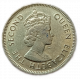 Гонконг 10 Центов 1957 год Елизавета 2