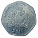 Гамбия 1 Даласи 2011 год Африканский узкорылый крокодил