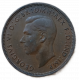 Великобритания 1/2 Пенни 1947 год Английский галеон Золотая лань Король Георг 6