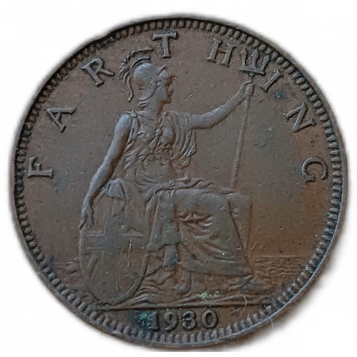 Великобритания 1 Фартинг 1930 год Георг 5