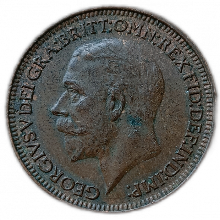 Великобритания 1 Фартинг 1931 год , Георг 5