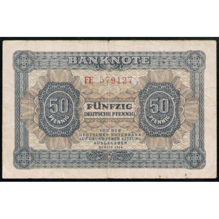 Германия ГДР 50 Пфеннигов 1948 год