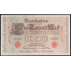 Германия 1000 Марок 1910 год XF Красная печать