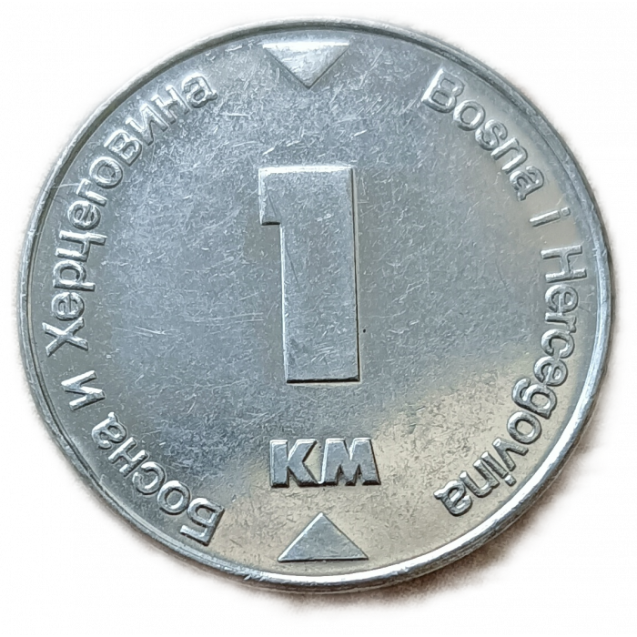 Босния и Герцеговина 1 Конвертируемая Марка 2007 год Герб