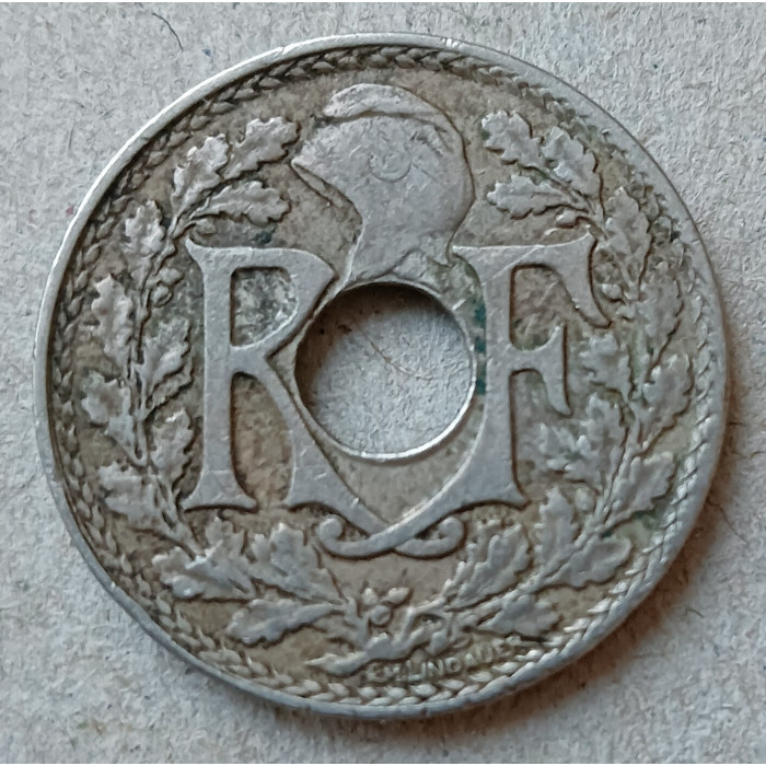 Франция 10 Сентим 1923 год