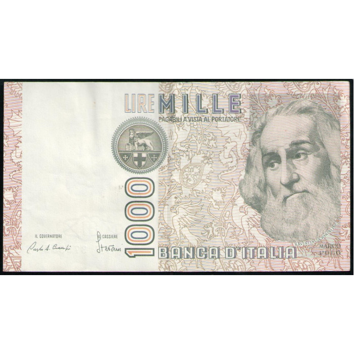 Италия 1000 Лир 1982 год , Марко Поло