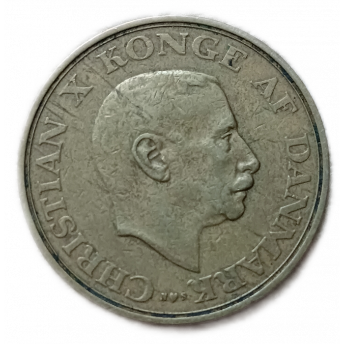 Дания 1 Крона 1946 год , Король Кристиан 10