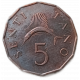 Танзания 5 Сенти 1966 год , Рыба-парусник