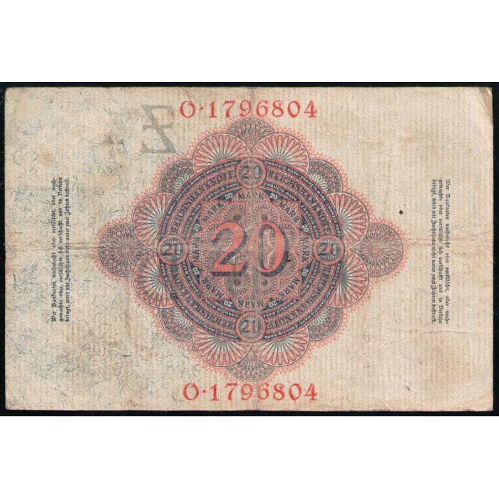 Германия 20 Марок 1914 год
