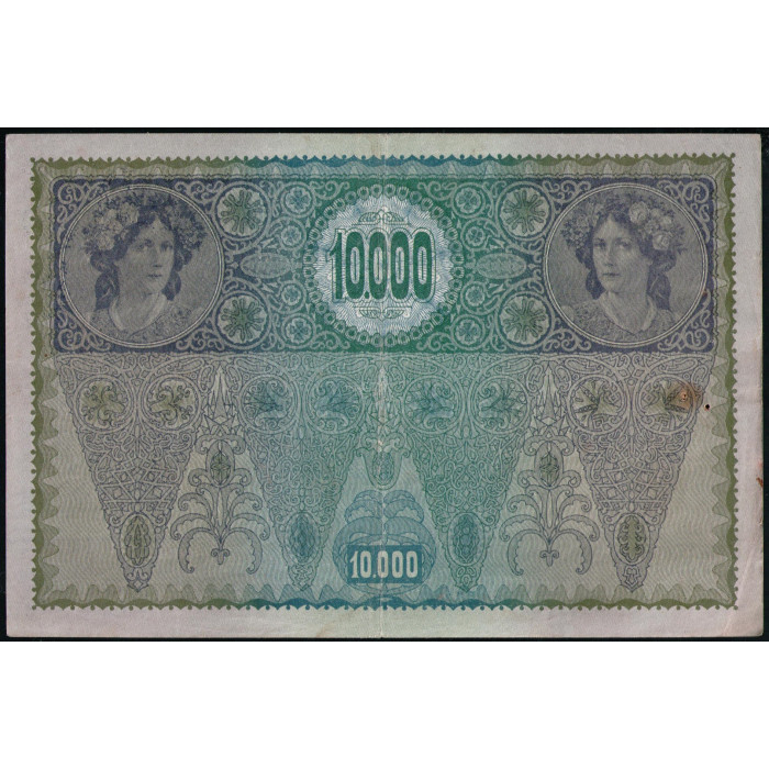 Австрия 10000 Крон 1919 год , Надпечатка