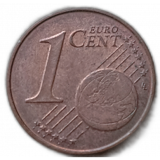 Австрия 1 Евроцент 2005 год, Цветок альпийской горечавки, Горечавка