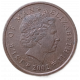 Остров Мэн 2 Пенса 2002 год, Парусник, Елизавета 2
