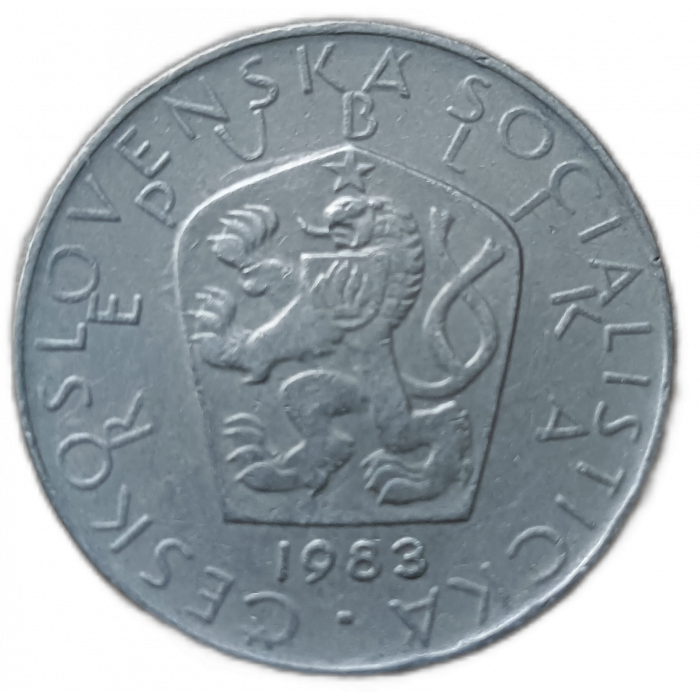 Чехословакия 5 Крон 1983 год , Герб