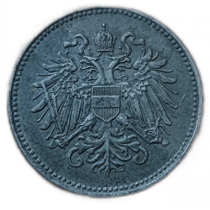 Австрия 20 Геллеров 1918 год, Австро-Венгерская монархия, Железо