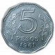 Аргентина 5 Песо 1961 год , Фрегат Президент Сармьенто