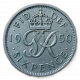 Великобритания 6 Пенсов 1950 год , Король Георг 6