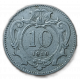 Австрия 10 Геллеров 1910 год , Герб
