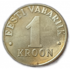 Эстония 1 Крона 2001 год 
