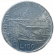 Италия 100 Лир 1981 год , 100-летие Морской Академии в Ливорно