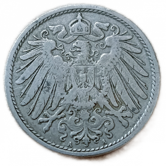 Германия 10 Пфеннигов 1903 год, А, Германская империя