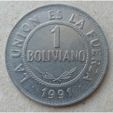 Боливия 1 Боливиано 1991 год, Герб