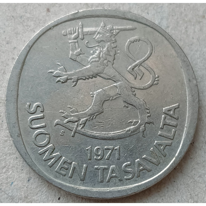 Финляндия 1 Марка 1971 год