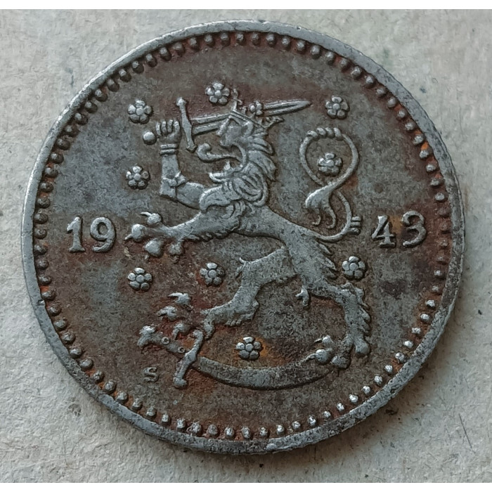 Финляндия 1 Марка 1943 год