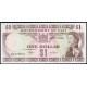 Фиджи 1 Доллар 1969 год , XF, Елизавета 2 , Пляж Янука