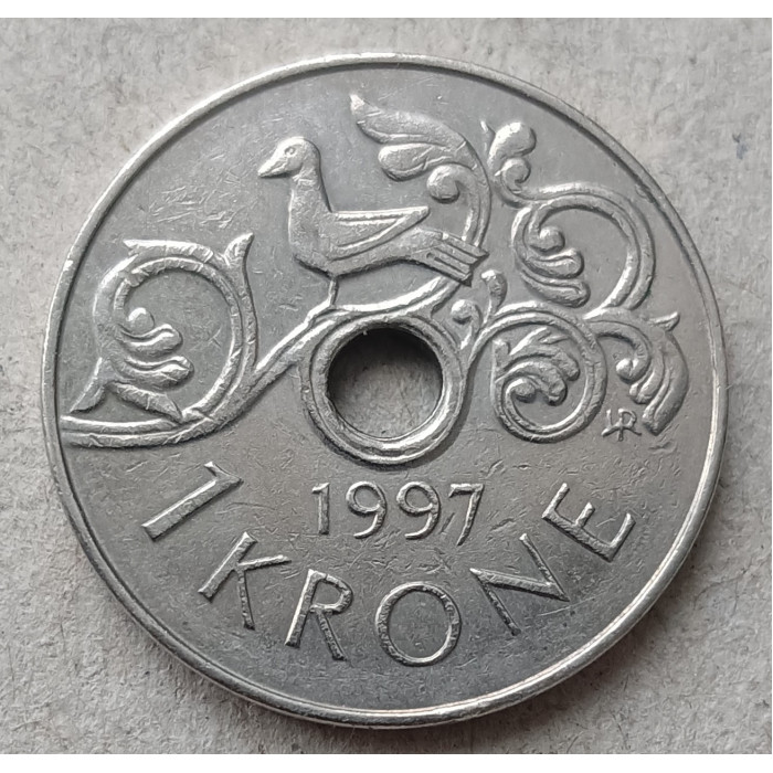 Норвегия 1 Крона 1997 год